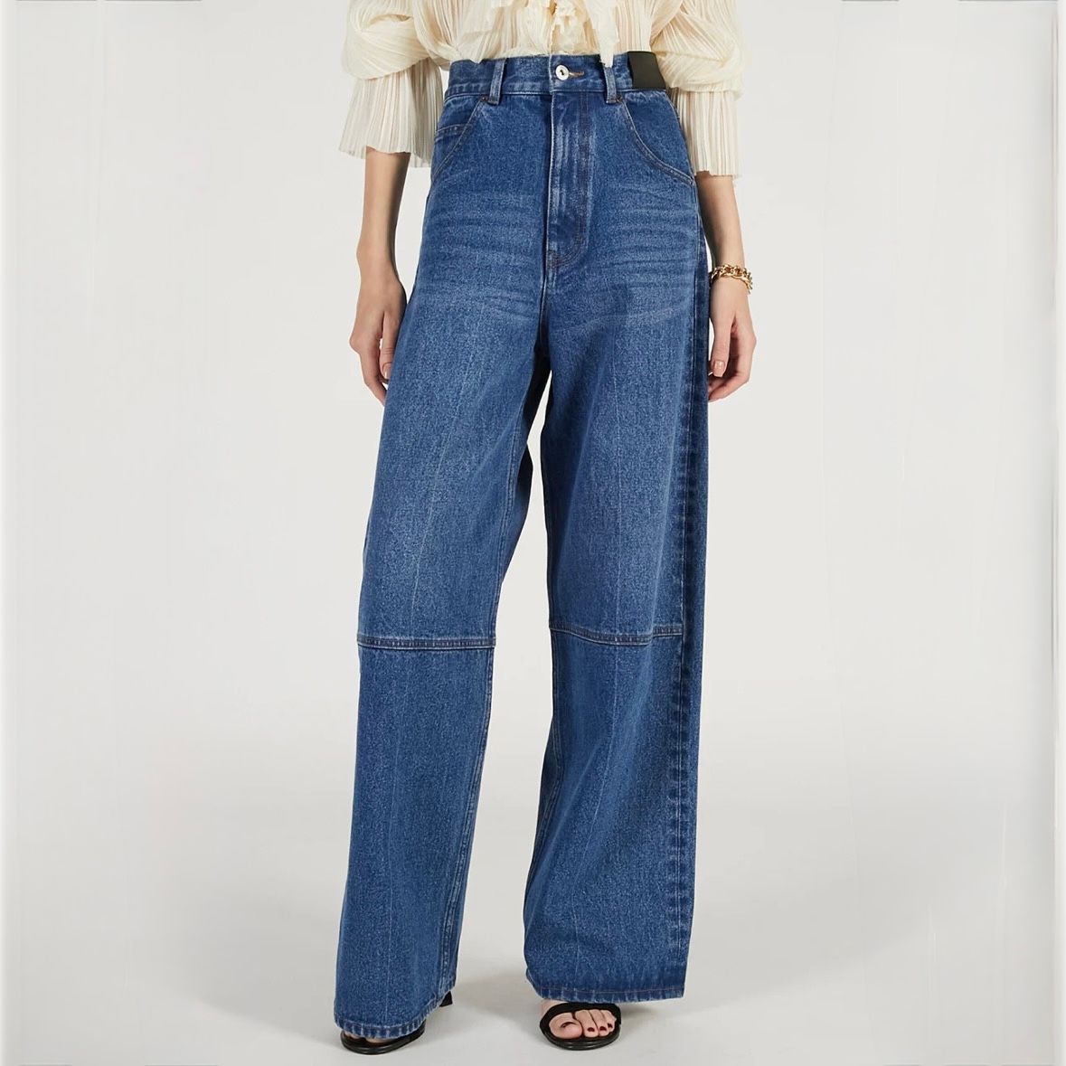 【残り一点】ストレートデニムパンツ