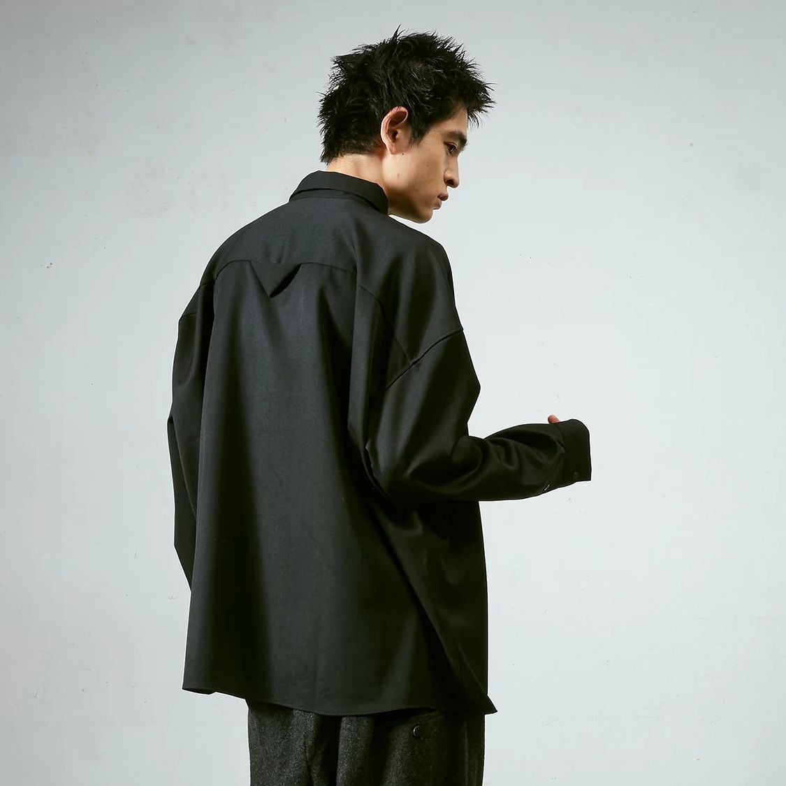 【残り一点】よそいきワイドBOXシャツ