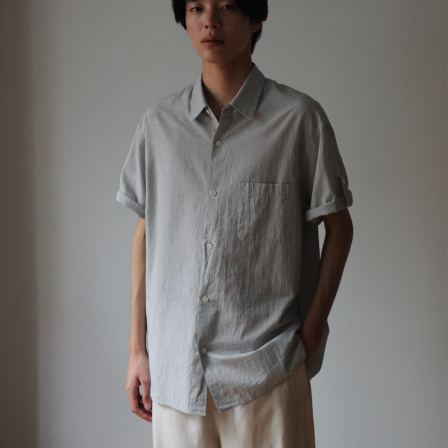 【残り一点】River Roll-Up Shirt
