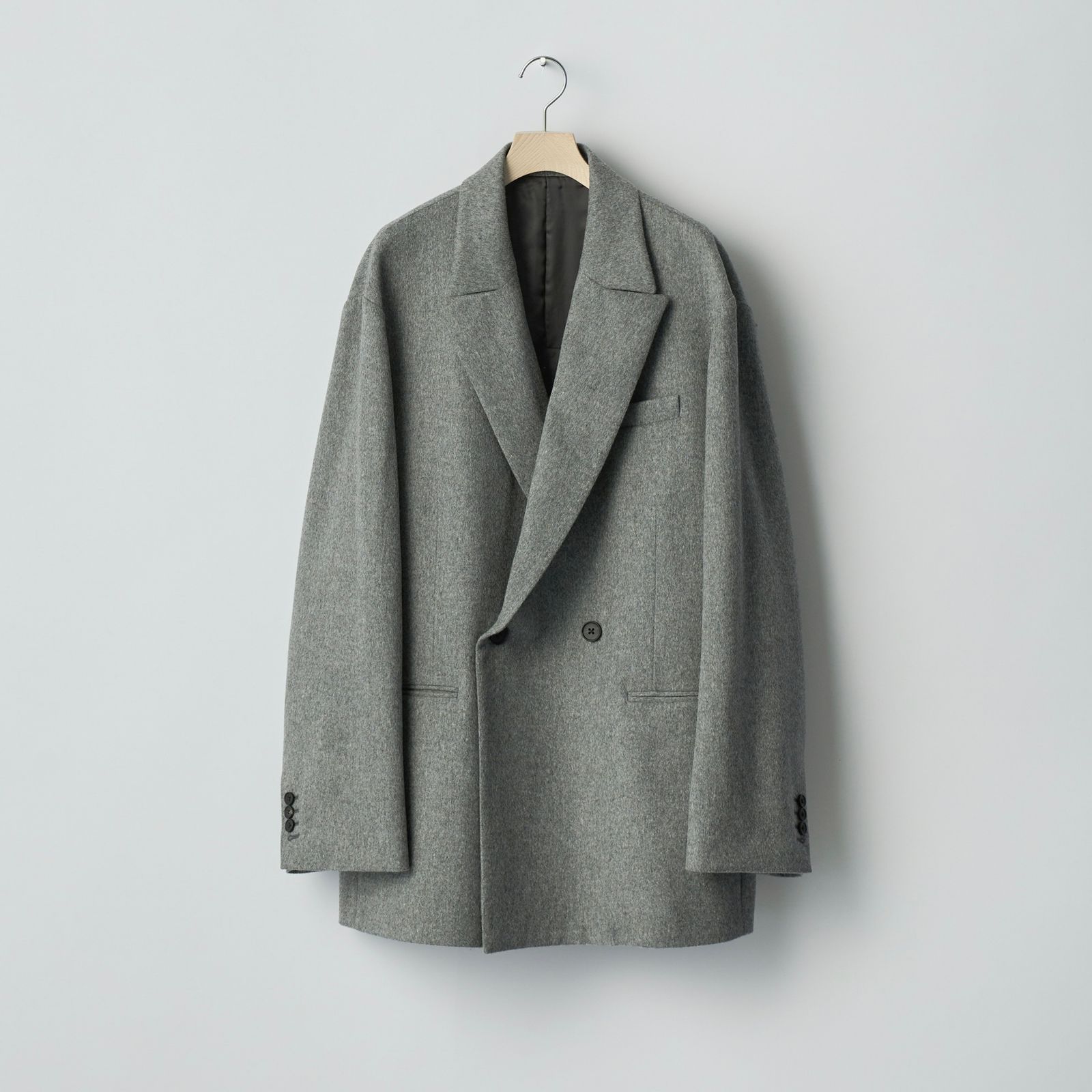 【残り一点】W/CA Beaver Back Slash Peak Lapel Jacket
