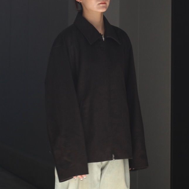 【残り一点】Pure Cashmere Zip Short Jacket