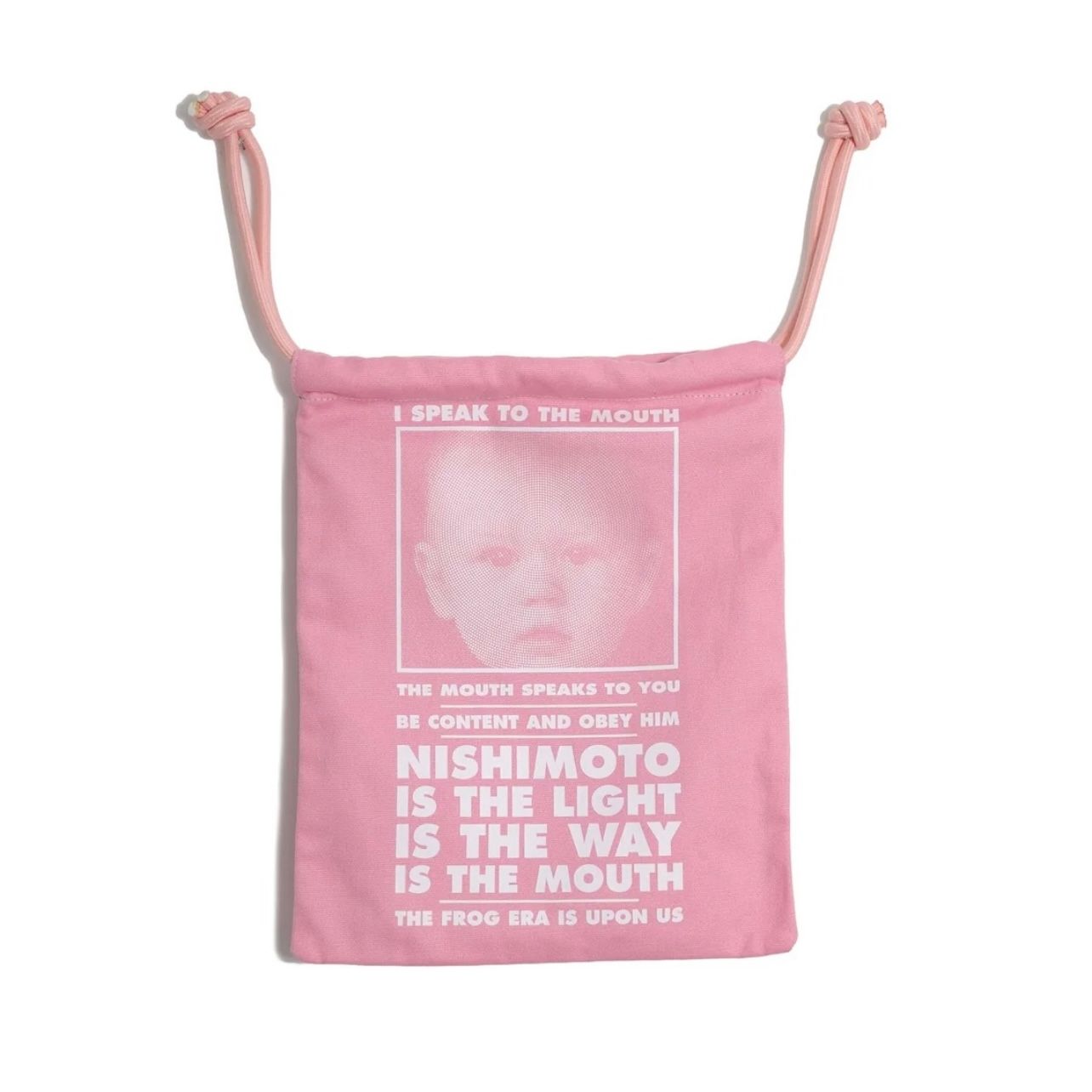 【残り一点】Big Drawstring Bag(PINK)