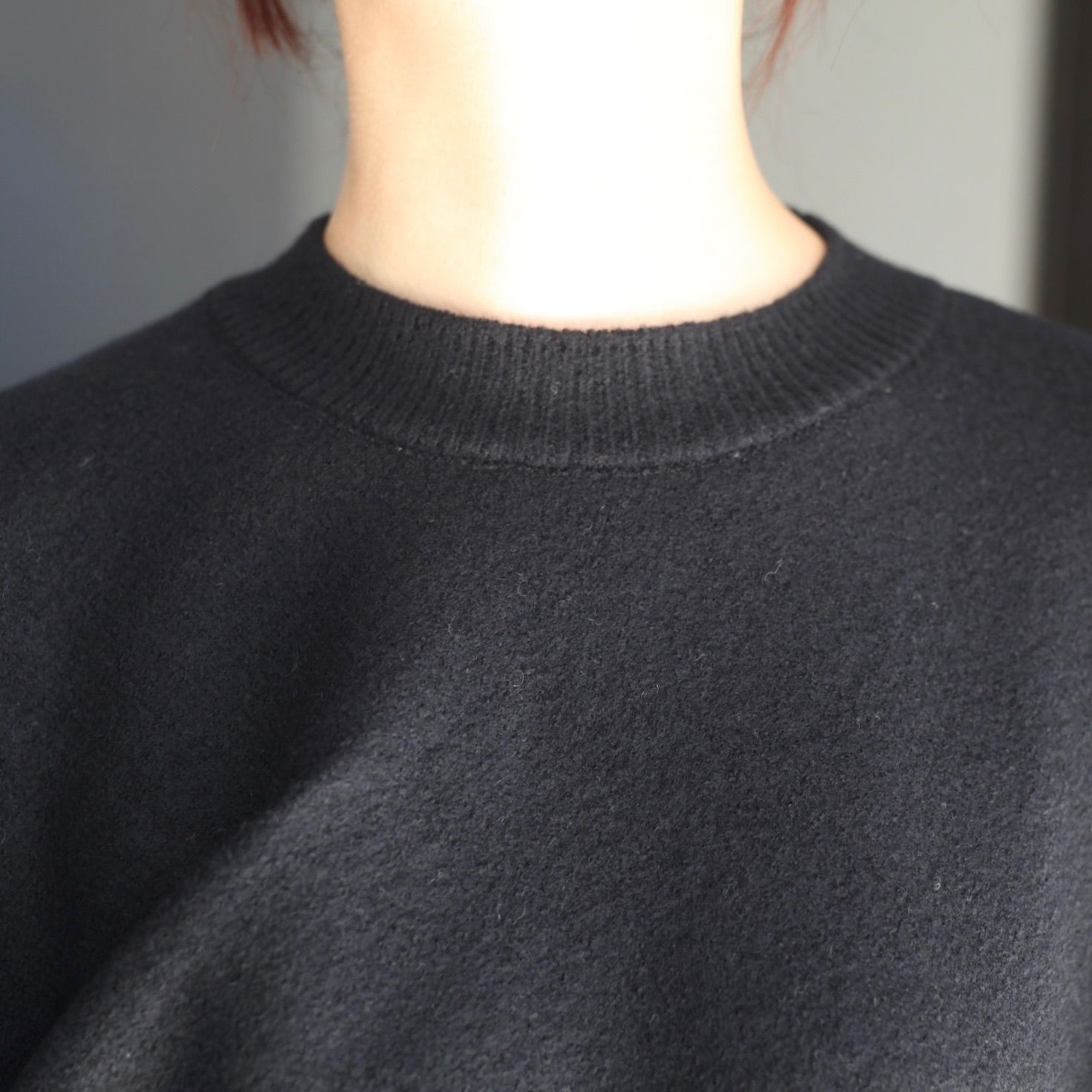 【残りわずか】Extra Fine Wool Knit Deformed LS