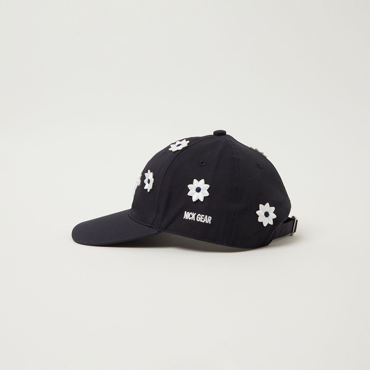 帽子 NICK GEAR 3D Flower Cap BLACK NICK GEAR - 【残りわずか】3D Flower Cap | ACRMTSM ONLINE STORE