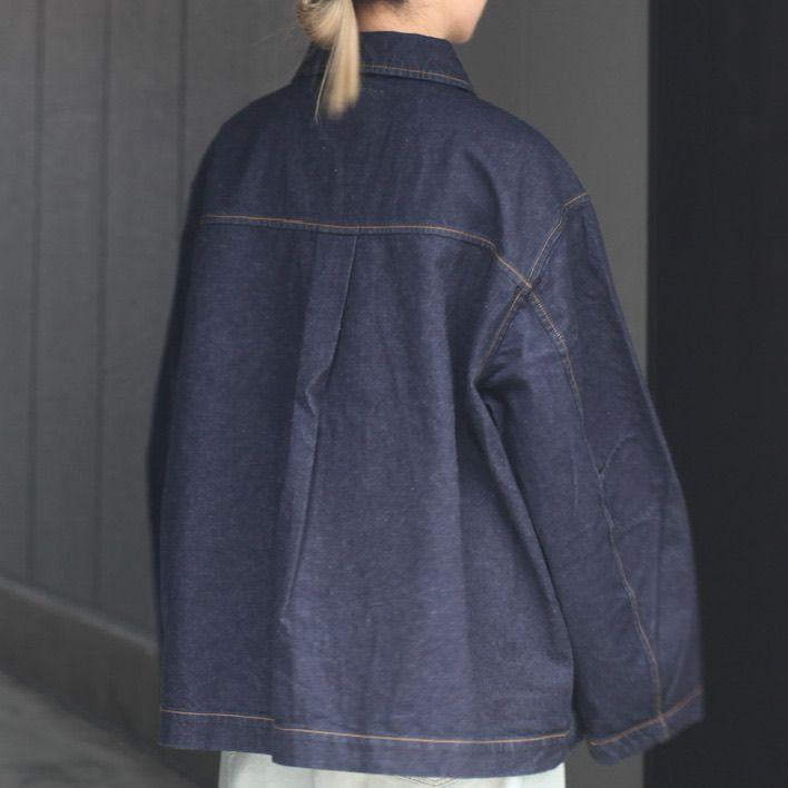 MATSUFUJI Pullover Work Denim Jacket | ovale.eu