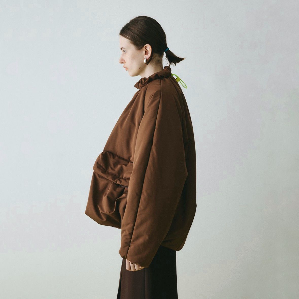 【残り一点】Frill Neck Padded Blouson