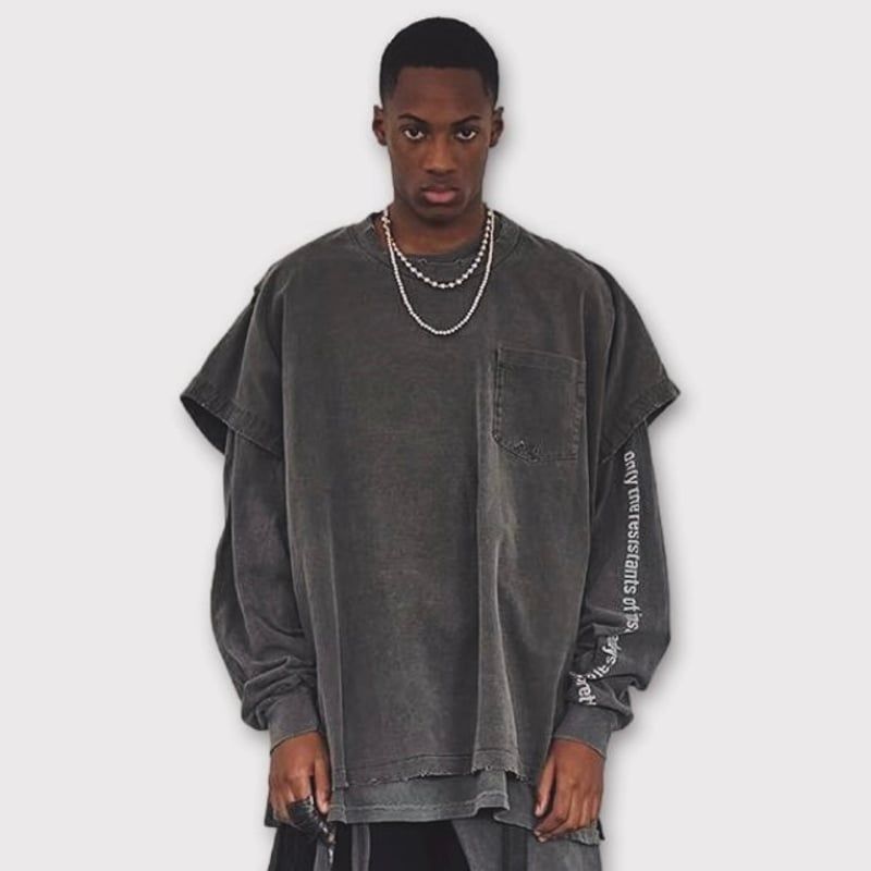 【残り一点】Pocket Tunic With Damaged