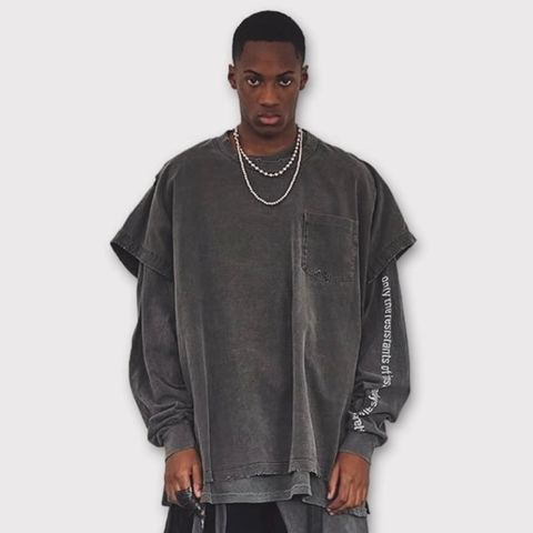 【残り一点】Pocket Tunic With Damaged