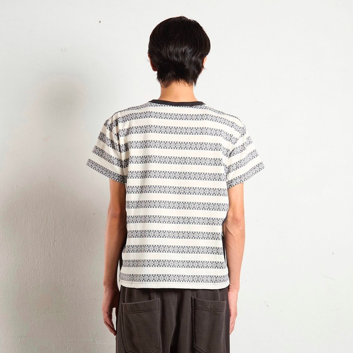 【残り一点】Nordic Pattern Jacquard T-Shirt
