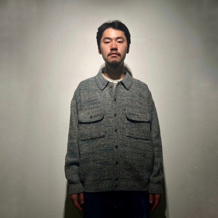 【残り一点】Rib Pattern Knit Jacket