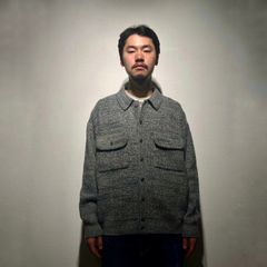 【残り一点】Rib Pattern Knit Jacket