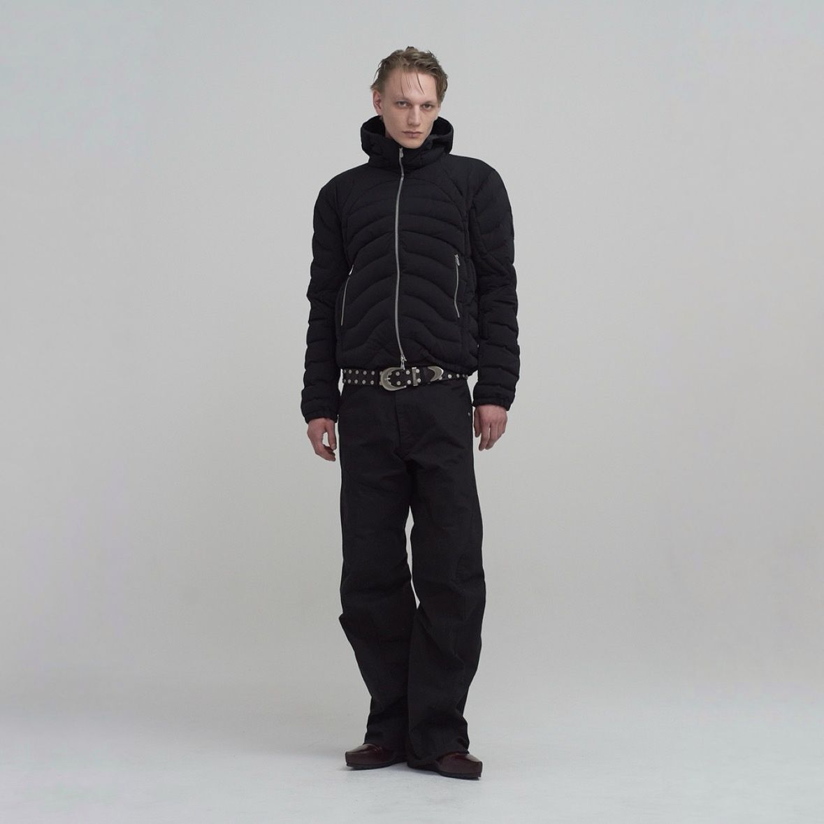 【残り一点】Panelled Hooded Puffer Jacket