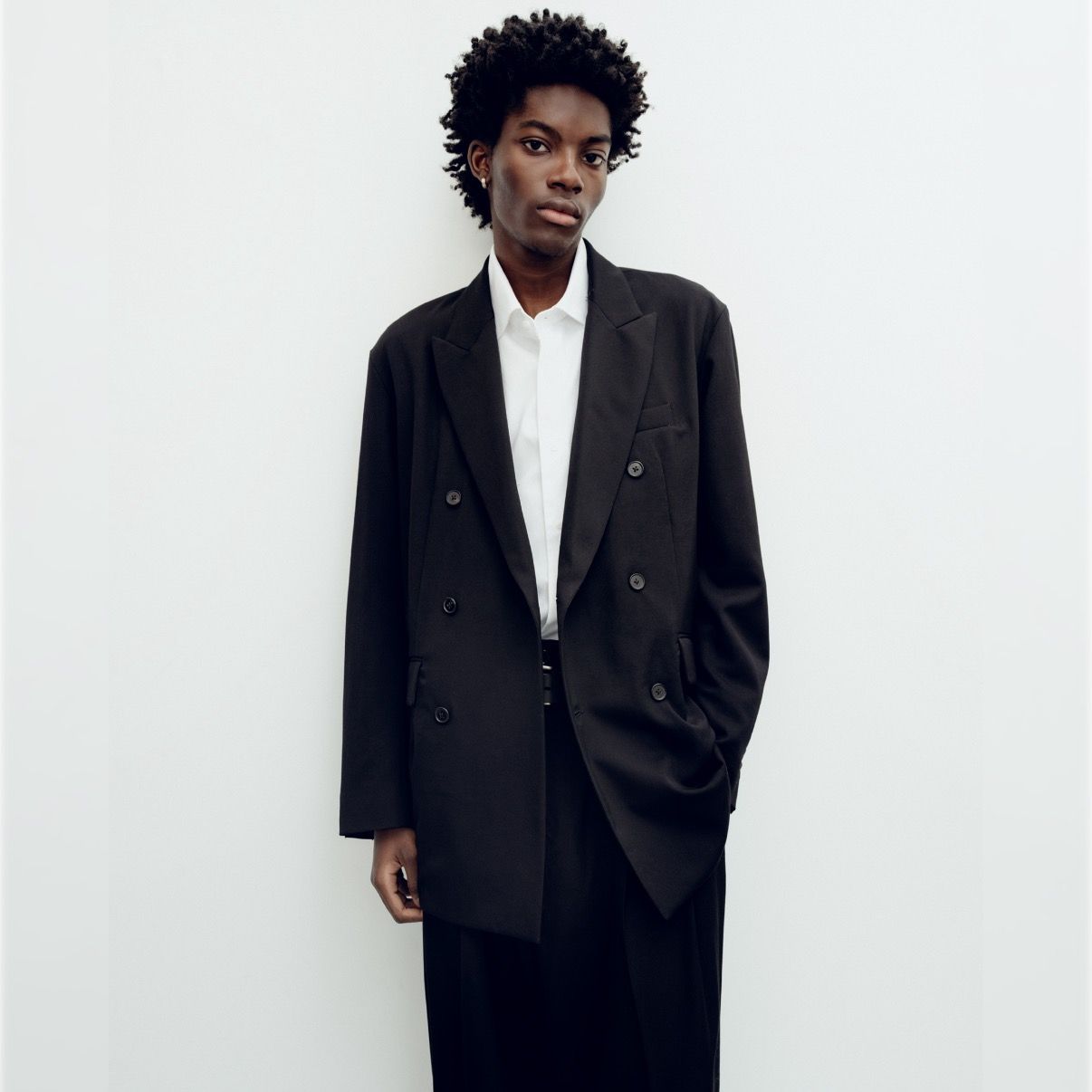 【残り一点】Wool Gabardine Double Breasted Jacket
