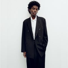 【残り一点】Wool Gabardine Double Breasted Jacket