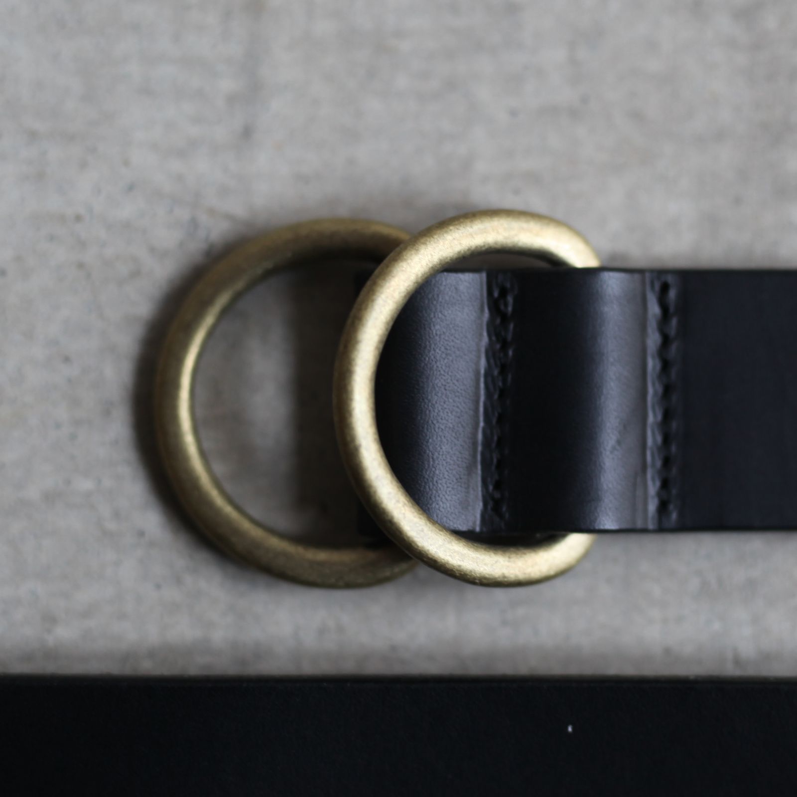 YOKO SAKAMOTO ヨーコサカモト Ring Belt ワイド ブラック YOKO SAKAMOTO - 【再販売通知受付可能】Standard Belt Wide