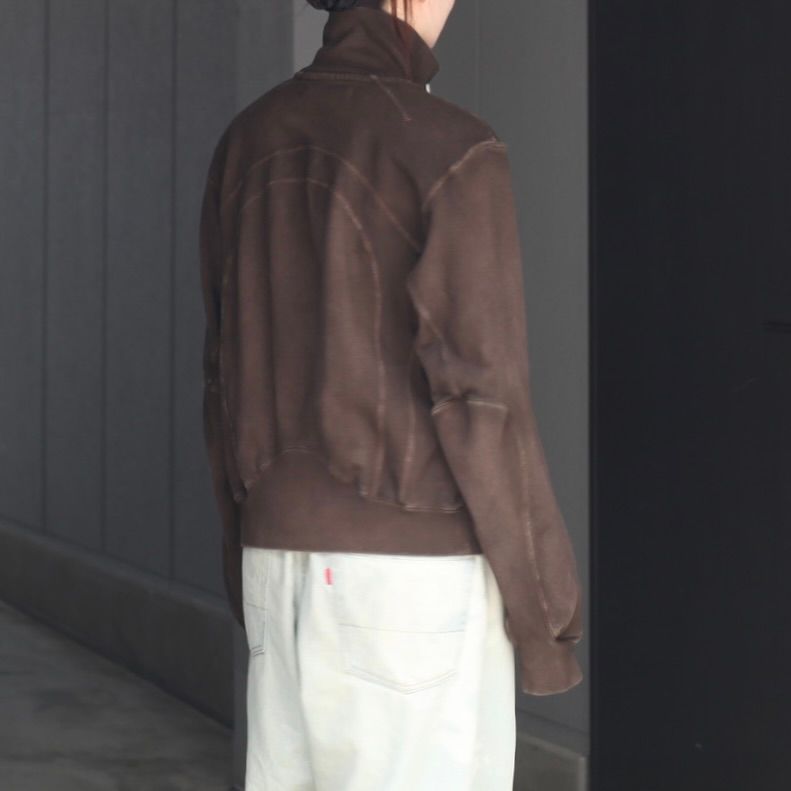 【残り一点】Paneled Zip Up Sweat Shirt