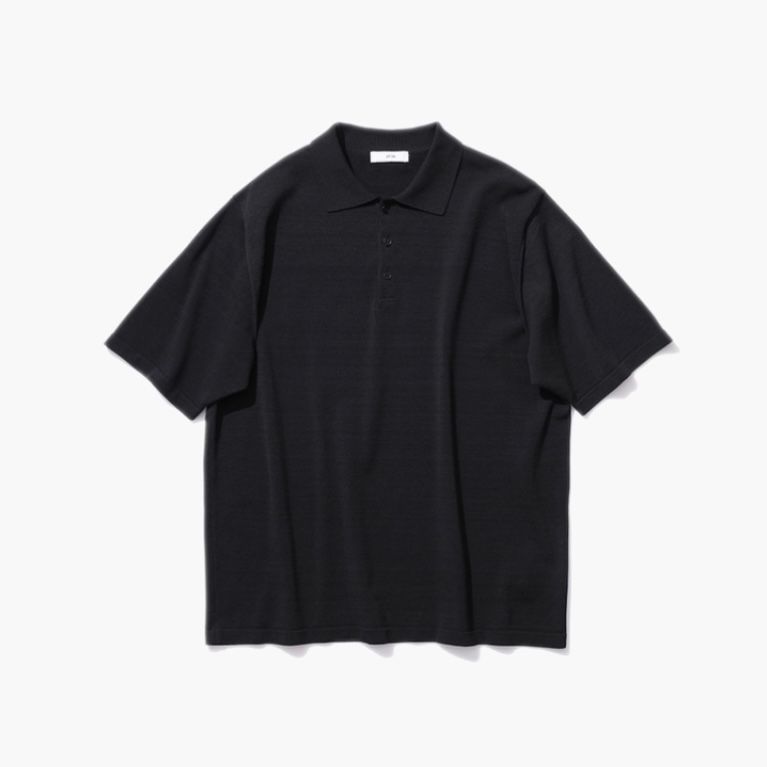 ATON - 【残り一点】Fresca Knit Polo Sweater | ACRMTSM ONLINE