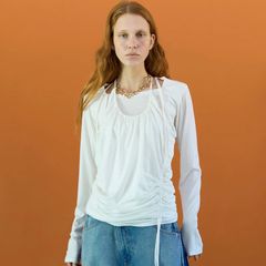 【残り一点】ホルターネックレイヤードトップス