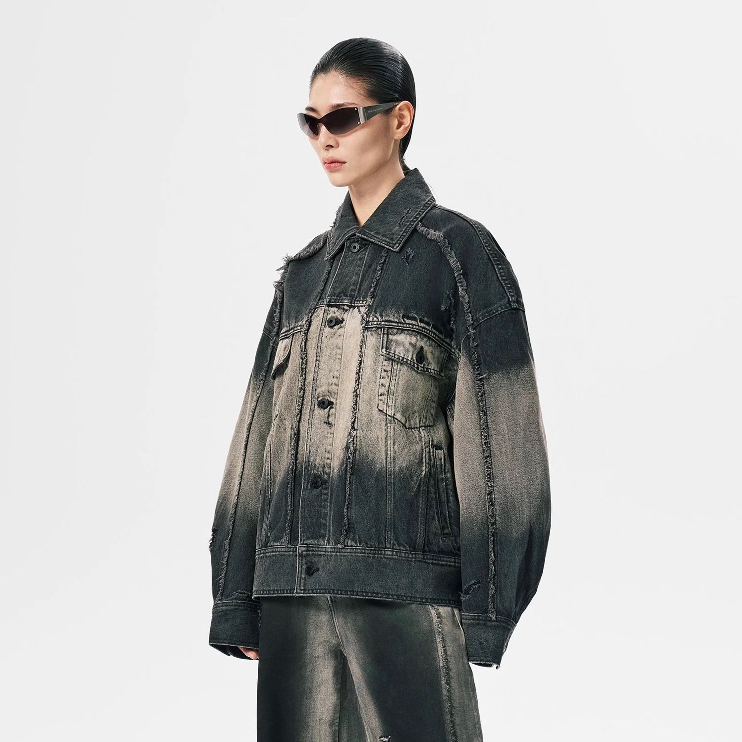 【残り一点】Denim Deconstructed Washed Jacket