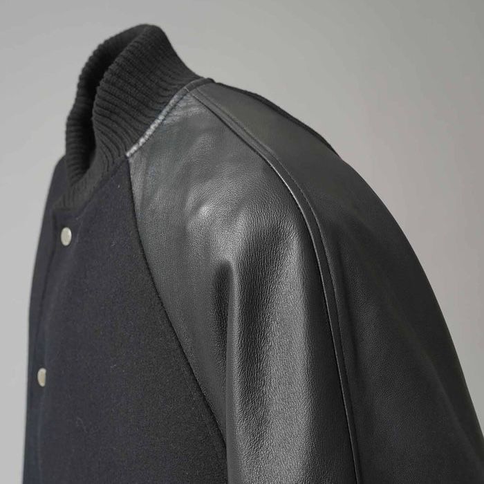 【残り一点】Sheep Leather Melton Combination Stadium Jacket