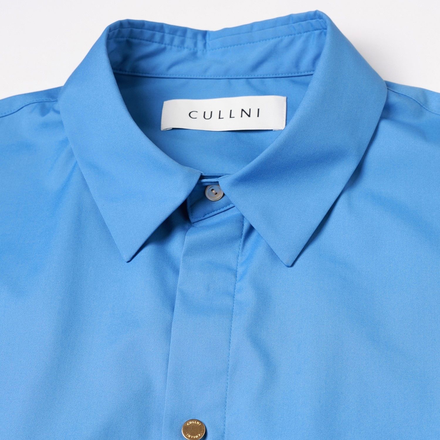 【残り一点】High Count Broad Front Fly Embroidery Patch Shirt