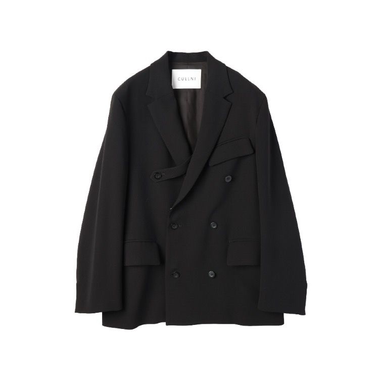【残り一点】Double Cloth Slant Belt Tailored Jacket