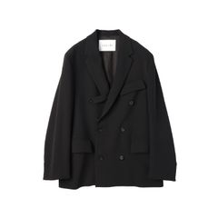 【残り一点】Double Cloth Slant Belt Tailored Jacket