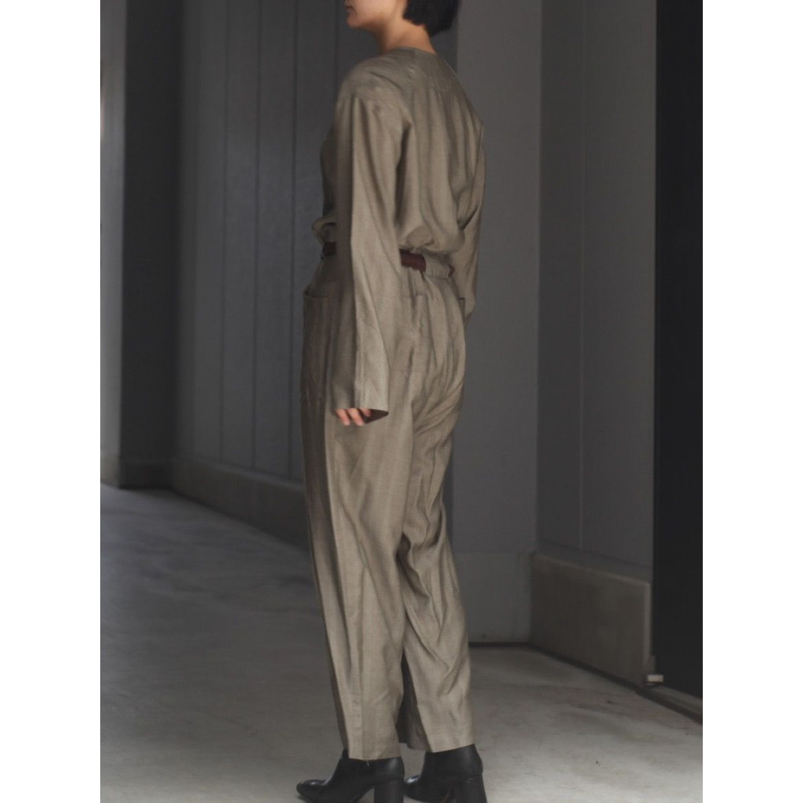 MATSUFUJI - 【残り一点】Dobby Weave Jumpsuit | ACRMTSM ONLINE STORE