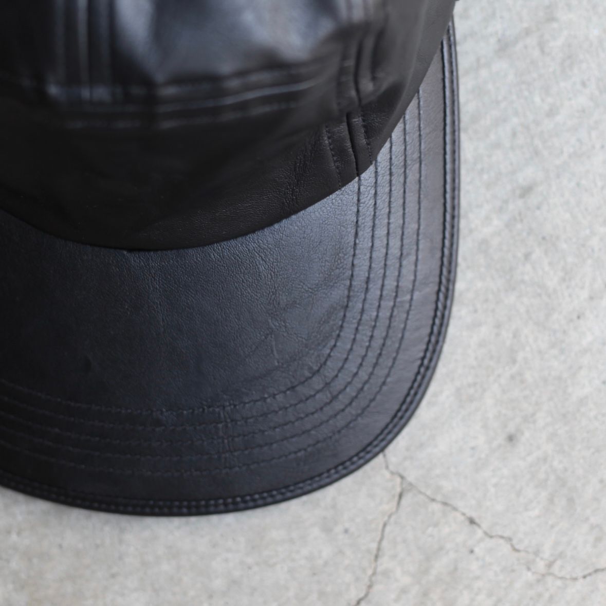 【再販売通知受付可能】Longbrim Jet Cap(SYNTHETIC LEATHER)