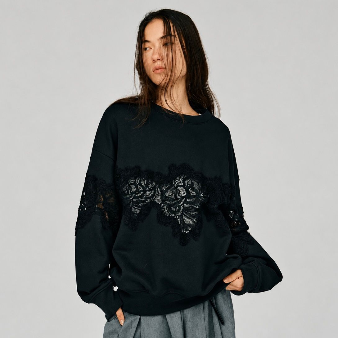 【残り一点】Lace Sweatshirt
