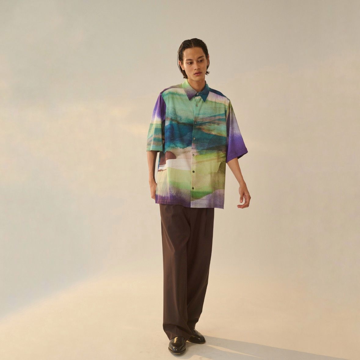 【残り一点】Regular Collar Half Sleeve Shirt