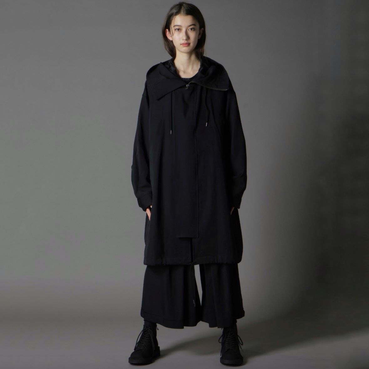 【残り一点】High Neck Hooded Mods Coat