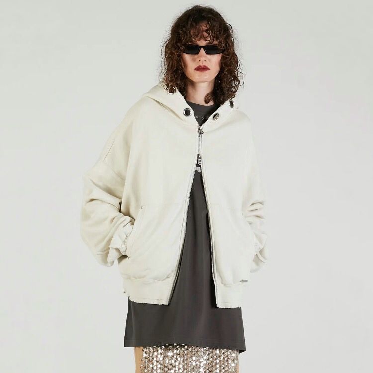 【残り一点】Eyelet Hoodie Parka