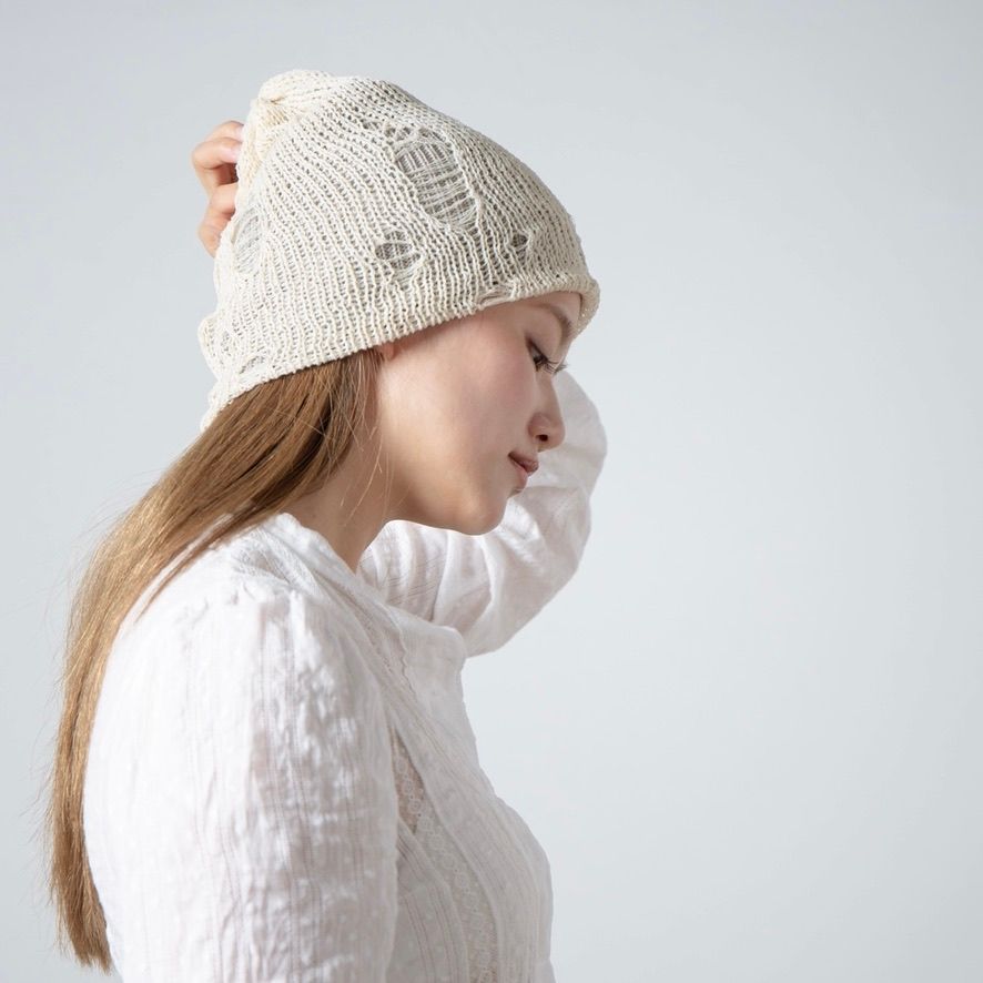 【残り一点】Damage Mesh Beanie