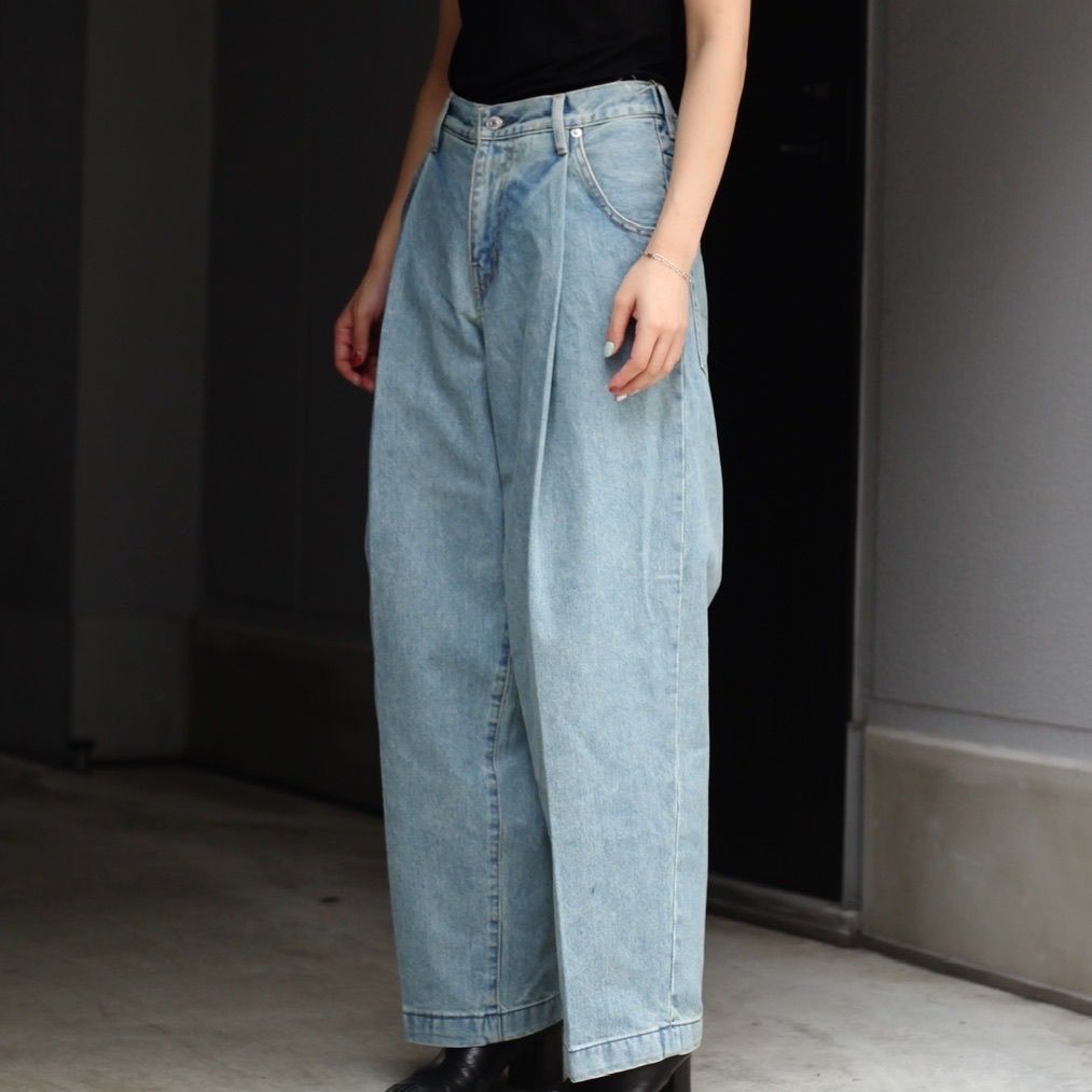 NEONSIGN - 【残りわずか】Wide Denim Slacks(INDIGO RIGID) | ACRMTSM ...