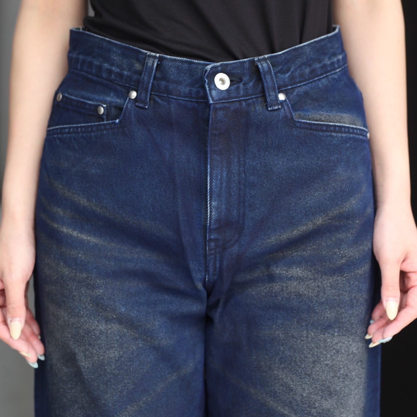 【残り一点】Flocked Denim Pants
