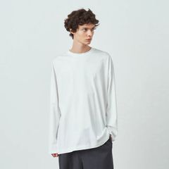 【残り一点】Suvin60/2 Oversized Long-Sleeve T-shirt