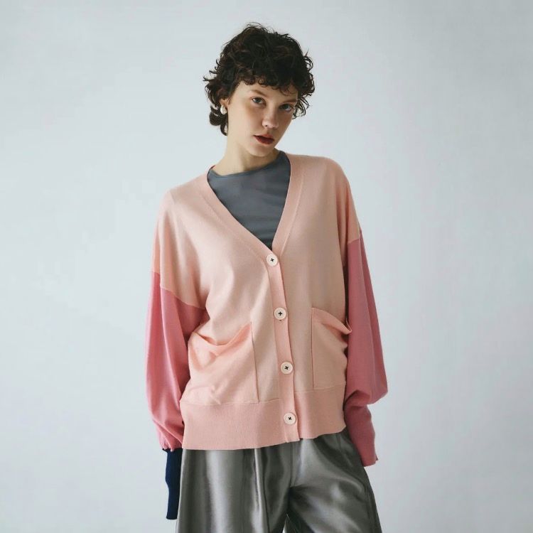 【残り一点】Bicolor Knit Cardigan