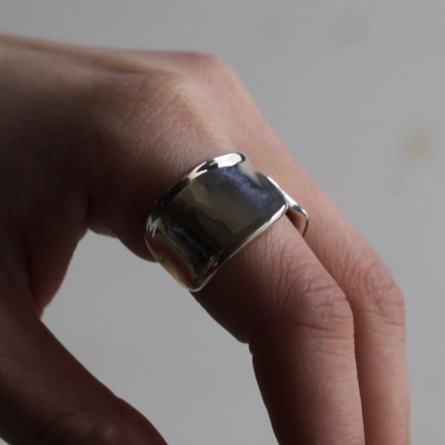 【残り一点】Chopin Right Finger Armor Ring Slit(WHITE)