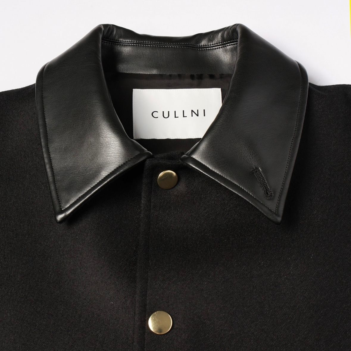 【残り一点】Wool Melton Dot Button Coach Jacket