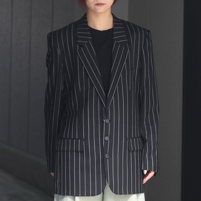 【残り一点】Stripe Single Jacket