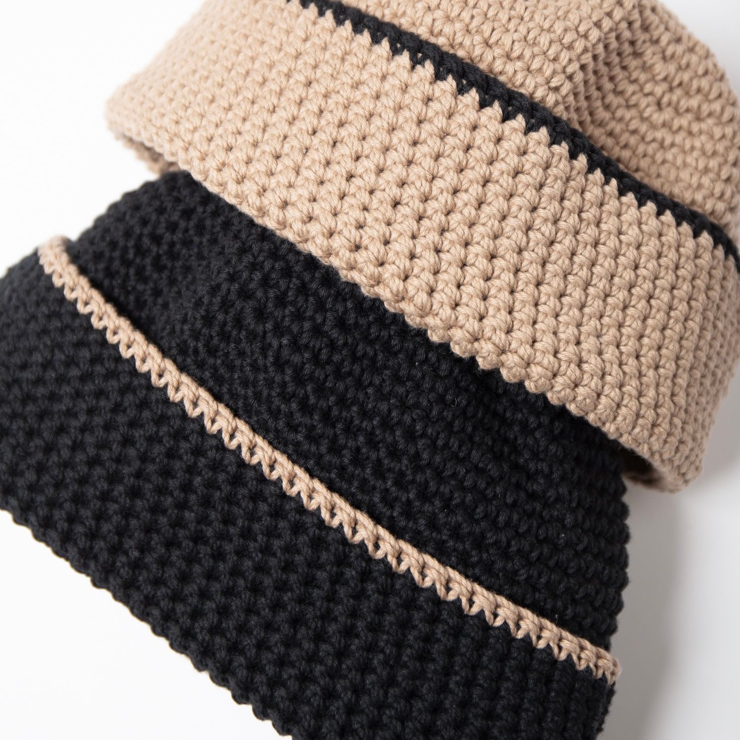 【残り一点】Hand Knit Crusher Cap
