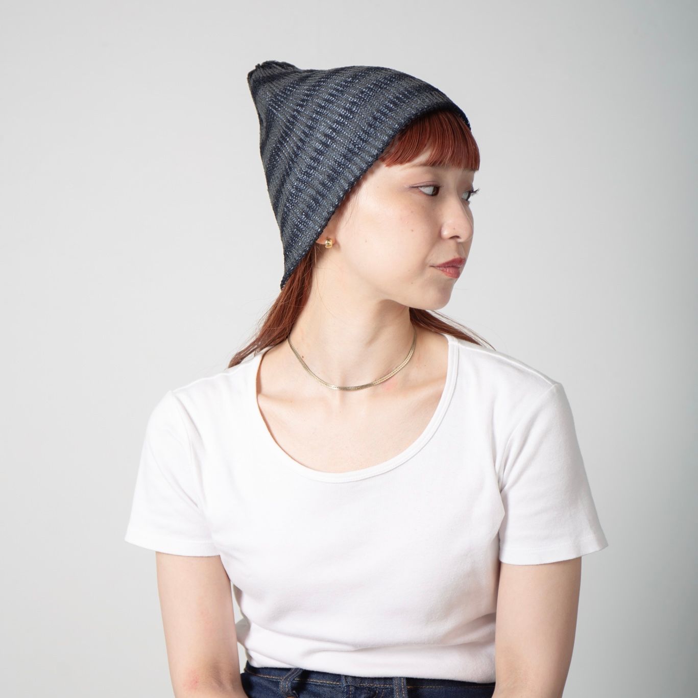 【残り一点】Openwork Border Knit Beanie