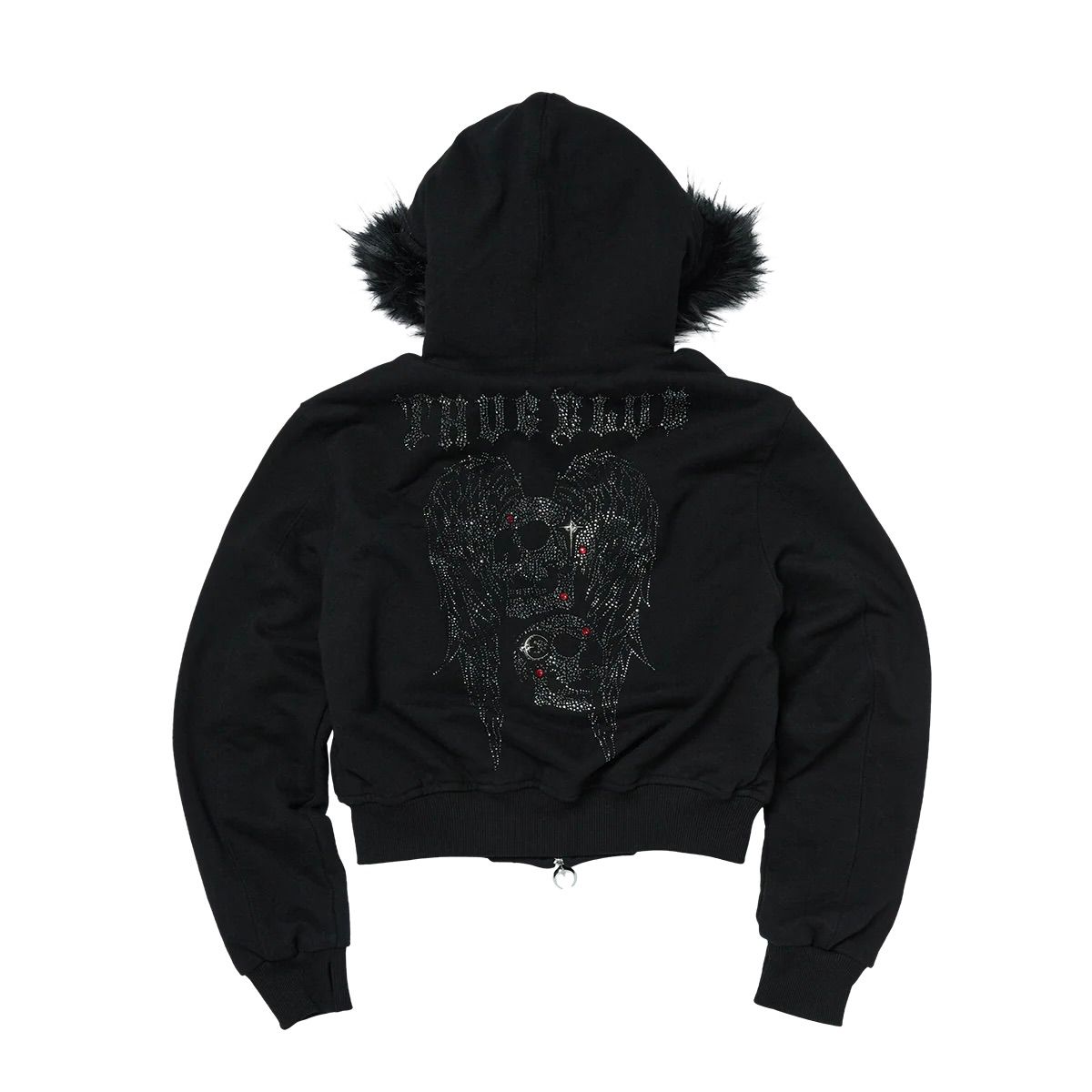 【残り一点】TC Angels Crystal Embellished Hooded Zip Up