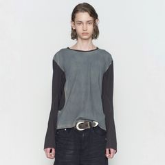 【残り一点】Dirty Dyed Long Sleeve Baseball T-Shirt