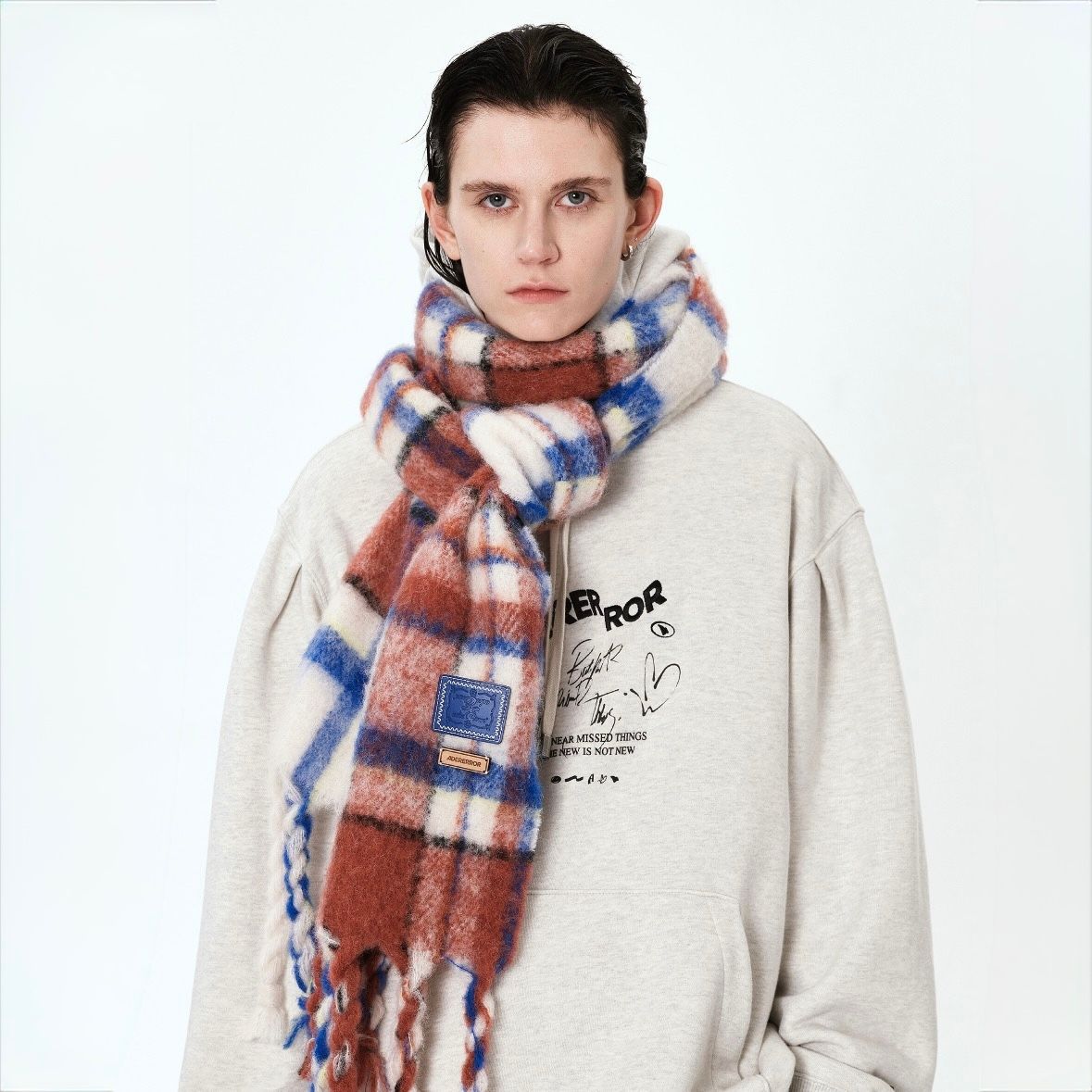 【残り一点】Cland plaid muffler