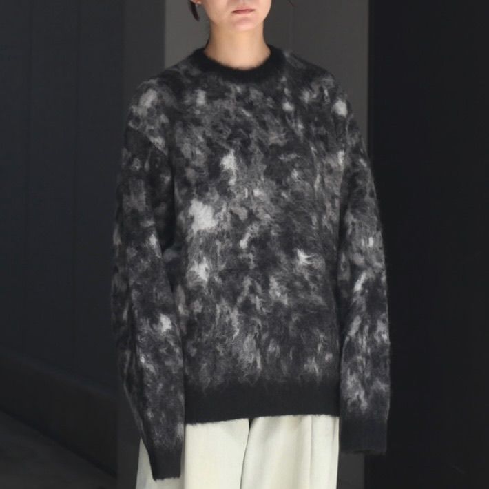 【残り一点】Kid Mohair Jacquard Sweater
