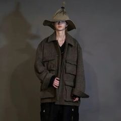 【残り一点】アルパカシャギーマルチポケットブルゾン