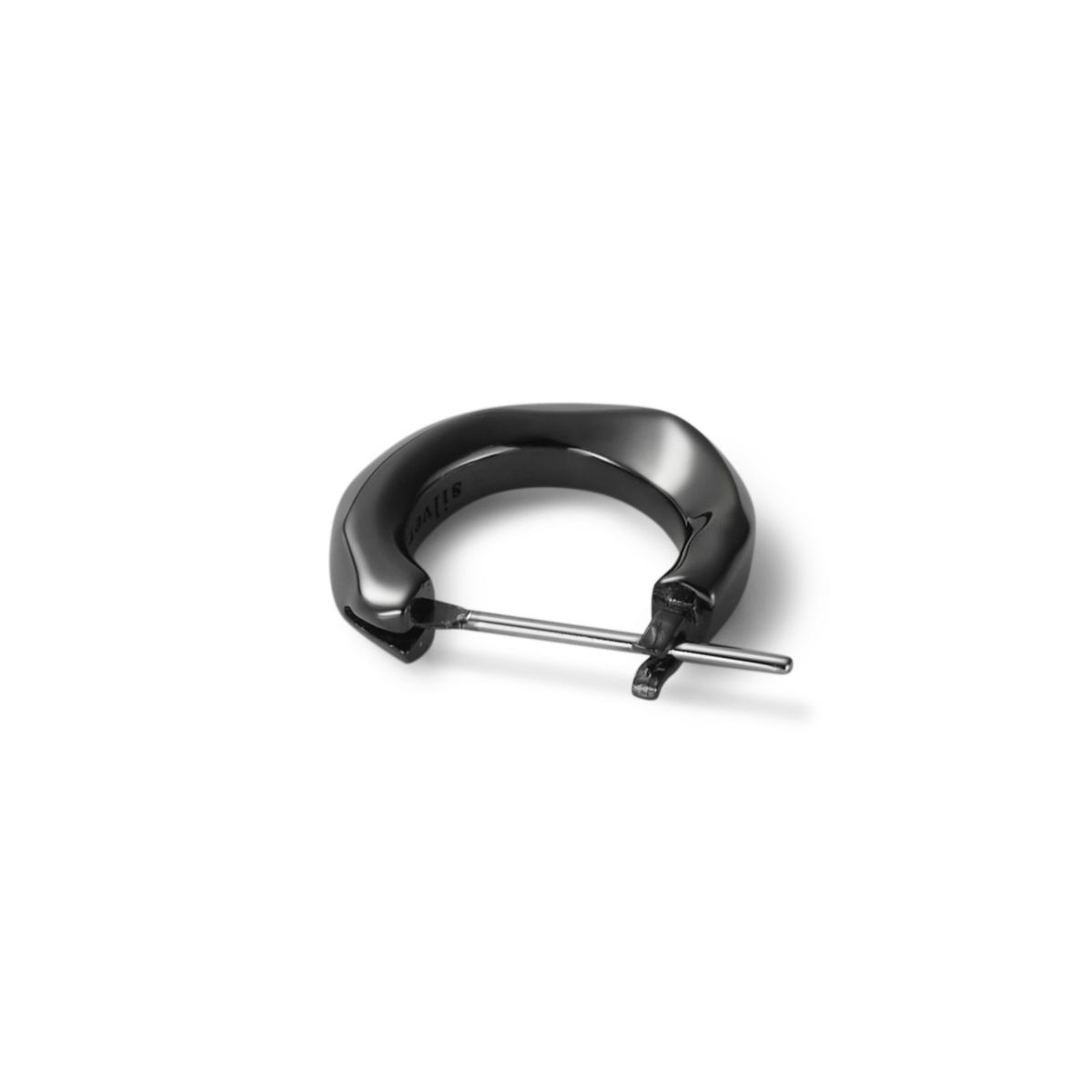 【残り一点】Crockery Pierce 左耳用(BLACK)