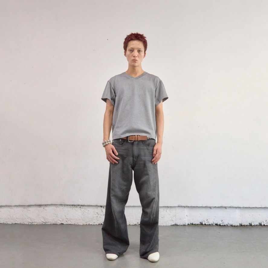 【残り一点】Glitter Twill 3D Twisted Wide Leg 5P Pants